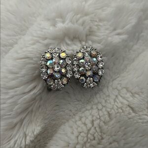 Iridescent Crystal Earrings